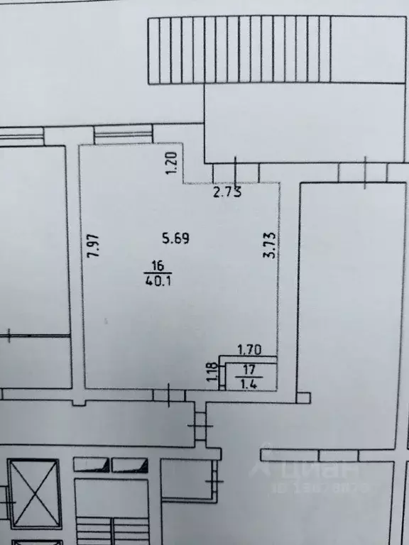 Помещение свободного назначения в Удмуртия, Ижевск Школьная ул., 8 (42 ... - Фото 2
