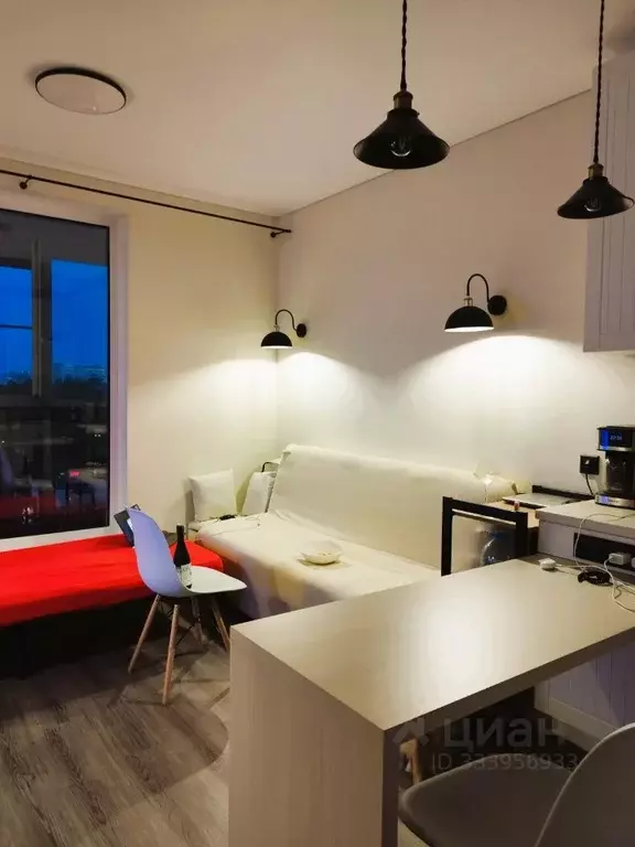 Студия Санкт-Петербург Уральская ул., 25 (28.0 м) - Фото 2