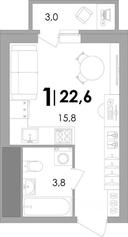 Студия Тверская область, Калининский муниципальный округ, д. Батино ... - Фото 1