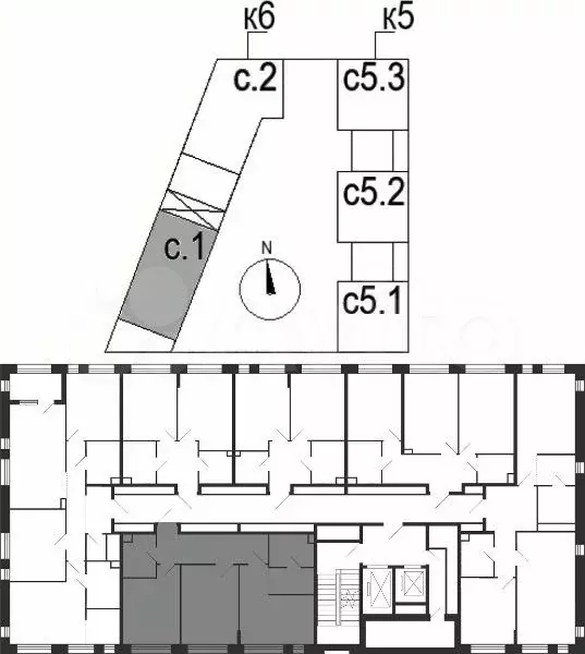 2-к. квартира, 69,4 м, 14/19 эт. - Фото 1