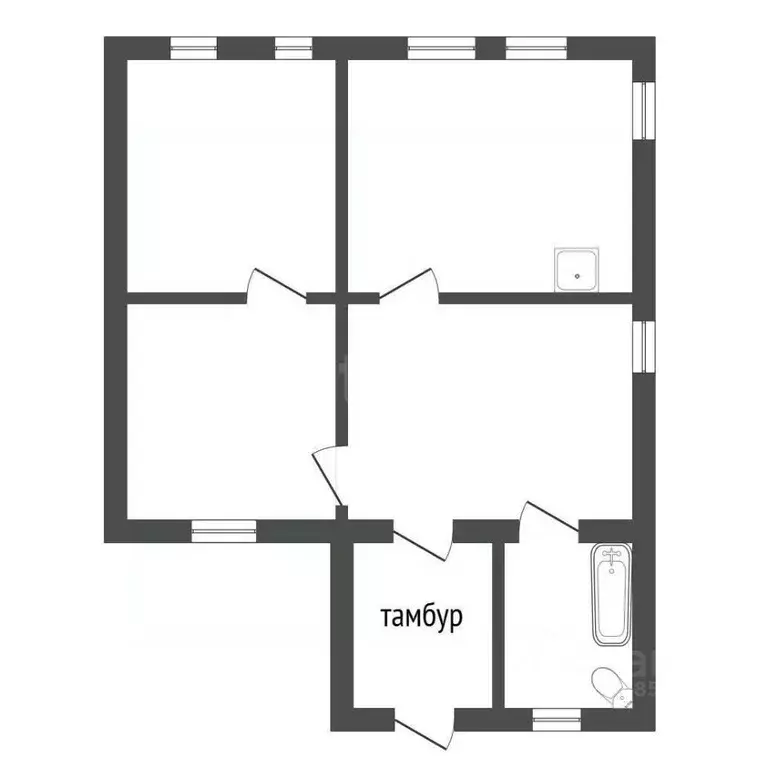 Дом в Красноярский край, Красноярск Минская ул., 50 (95 м) - Фото 1