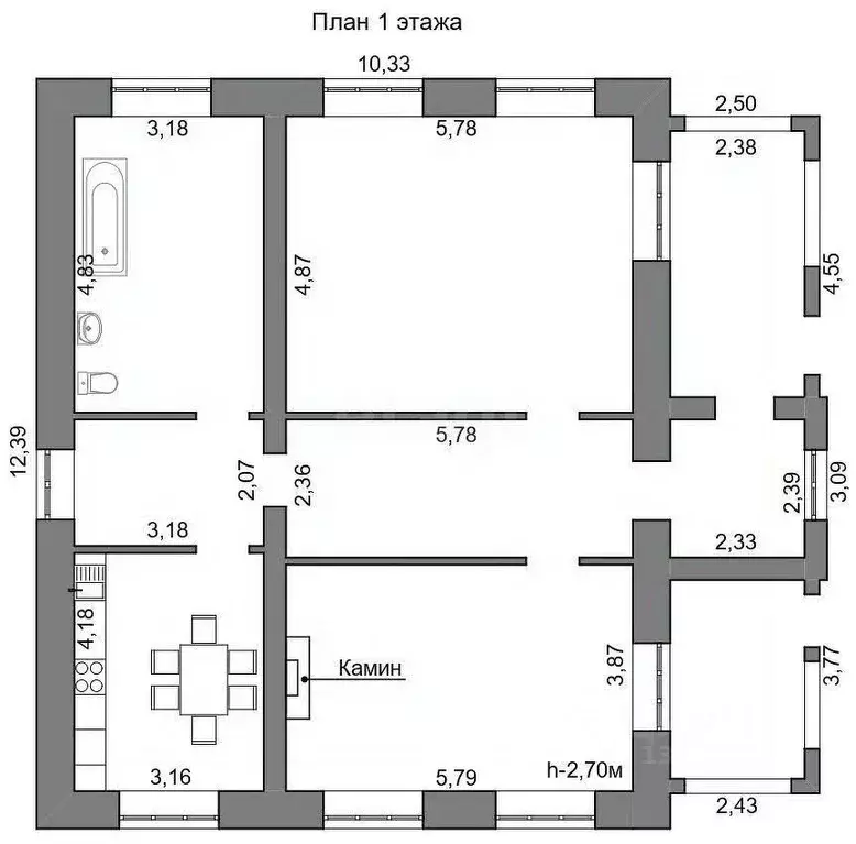 Дом в Белгородская область, Белгородский район, пос. Майский ул. ... - Фото 2