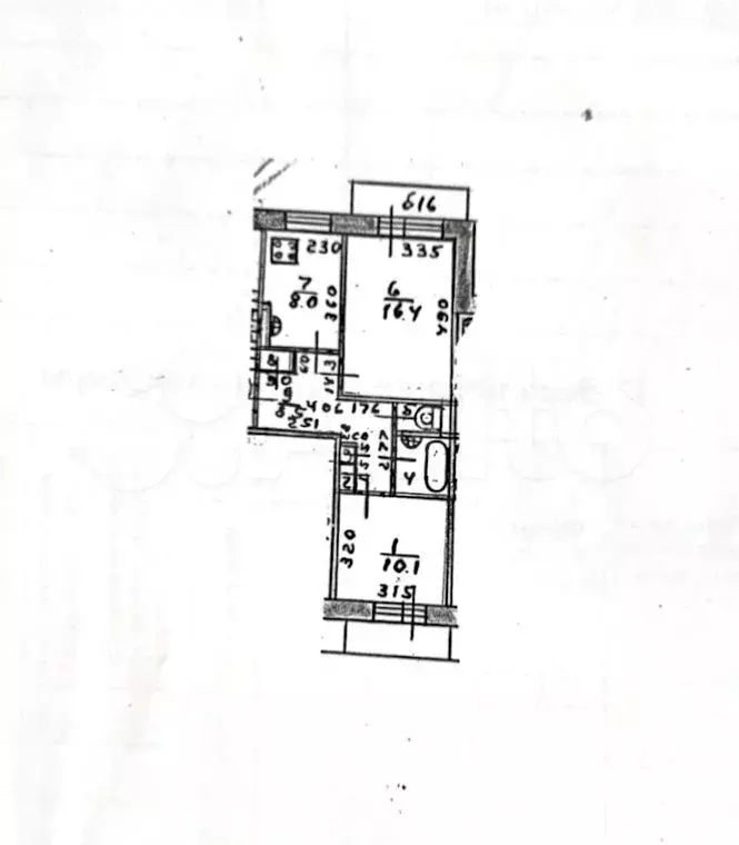 2-к. квартира, 52 м, 2/5 эт. - Фото 0