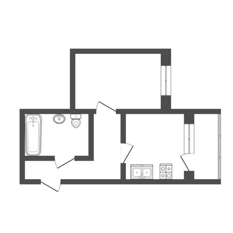 1-к кв. Тюменская область, Тюмень ул. Станислава Карнацевича, 1к1 ... - Фото 2