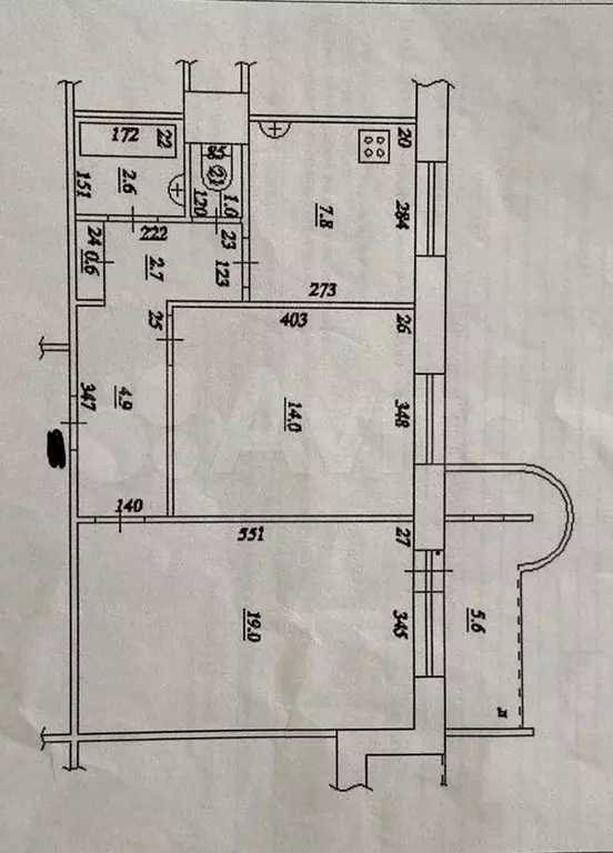 2-к. квартира, 52,6 м, 12/12 эт. - Фото 0
