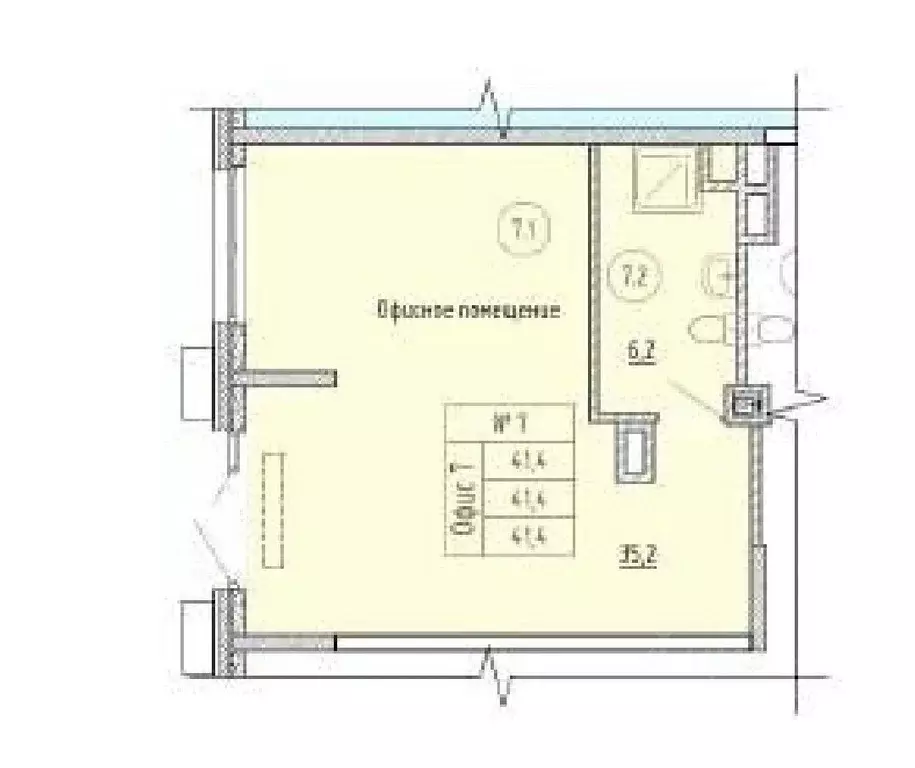 Помещение свободного назначения в Татарстан, Набережные Челны ... - Фото 2