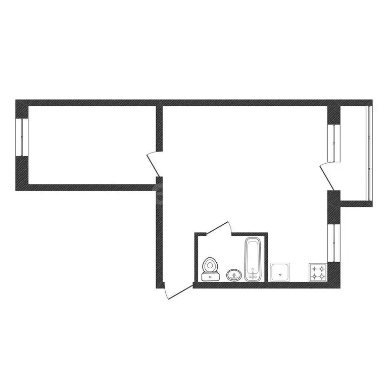 2-комнатная квартира: Златоуст, улица Степана Разина, 10 (44.4 м) - Фото 1