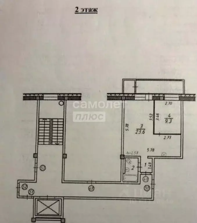 2-к кв. Иркутская область, Иркутск ул. Омулевского, 20/1 (44.3 м) - Фото 2