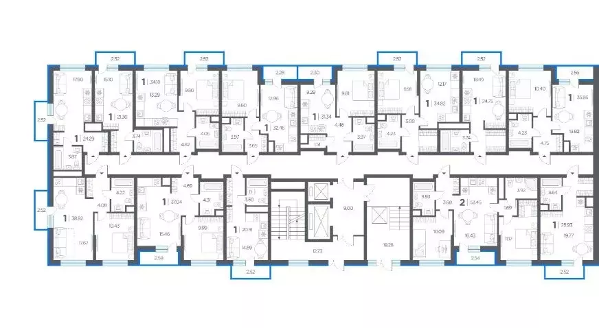 1-к кв. Рязанская область, Рязанский муниципальный округ, с. Дядьково ... - Фото 2