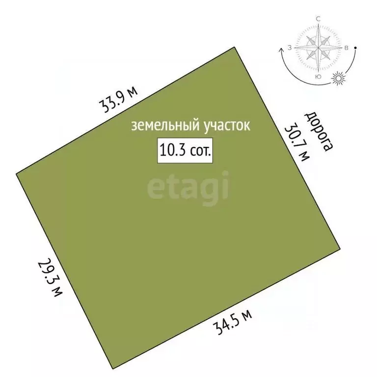 Участок в Кемеровская область, Кемерово Лесная ул. (10.0 сот.) - Фото 2