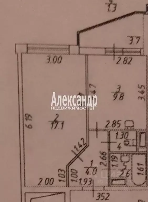 1-к кв. Санкт-Петербург пос. Парголово, Заречная ул., 13к3 (34.8 м) - Фото 2