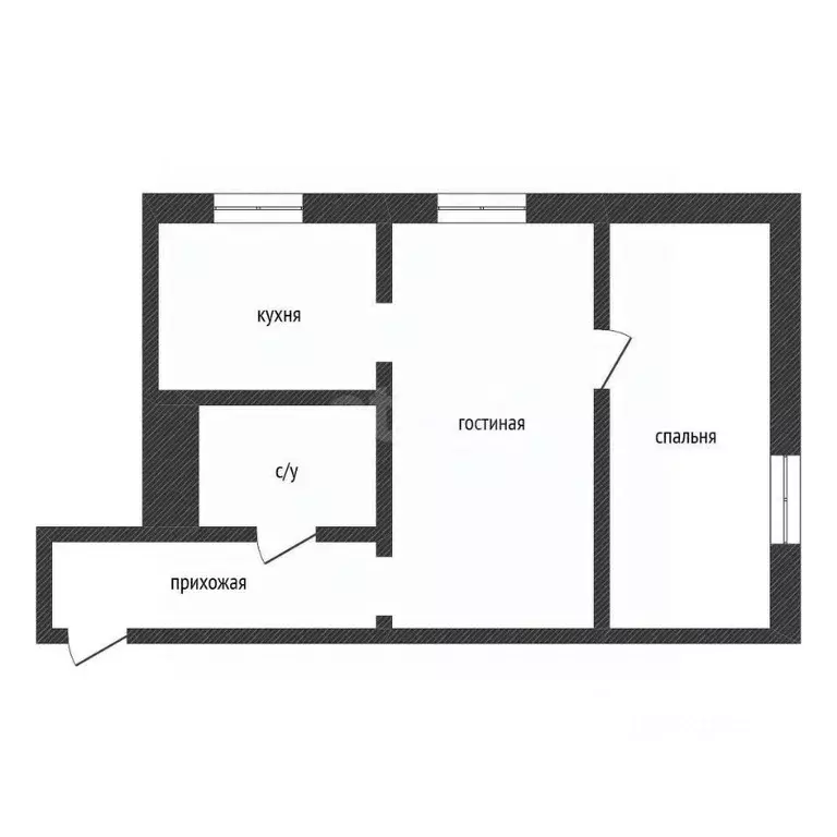 2-к кв. Нижегородская область, Нижний Новгород ул. Спутника, 22 (39.5 ... - Фото 2