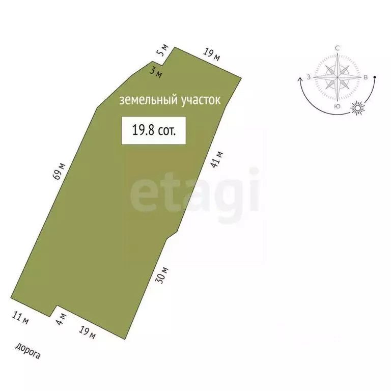 Дом в Омская область, Омский район, с. Ачаир Зеленая ул., 49 (78 м) - Фото 1