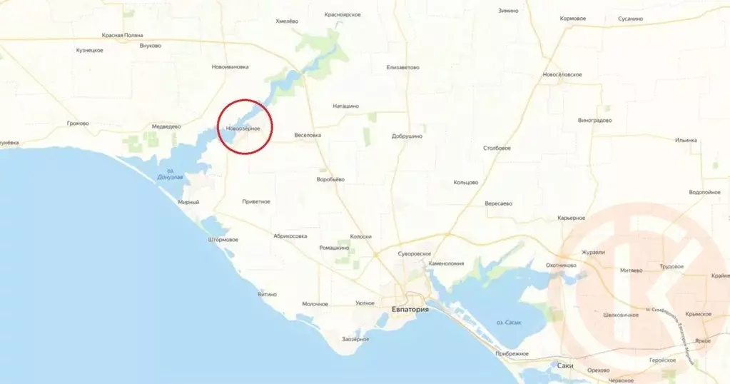 Участок в Крым, Евпатория городской округ, Новоозерное пгт ул. ... - Фото 2