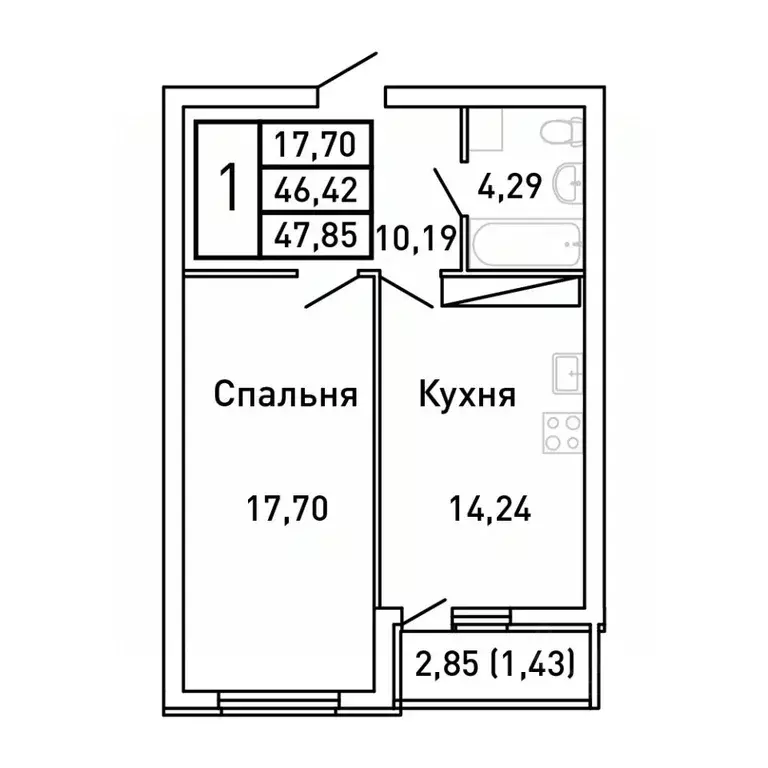 1-к кв. Самарская область, Самара Королев Звездный жилой комплекс ... - Фото 0