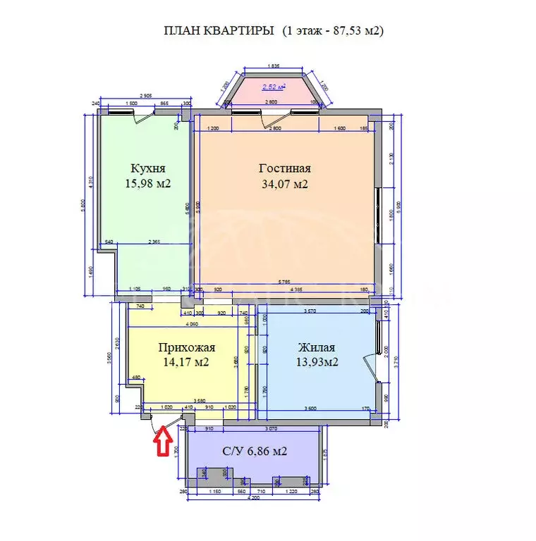 5-комнатная квартира: Севастополь, Маячная улица, 13 (184.9 м) - Фото 2