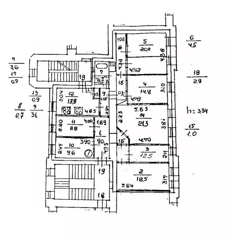 Комната Санкт-Петербург ул. Маяковского, 34/4 (21.3 м) - Фото 1