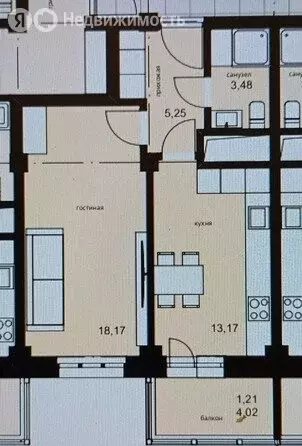 1-комнатная квартира: Красноярск, Аральская улица, 39 (41.28 м) - Фото 1