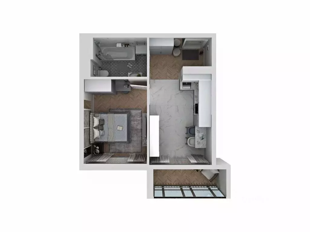 1-к кв. Челябинская область, Миасс Центральный территориальный округ,  ... - Фото 1