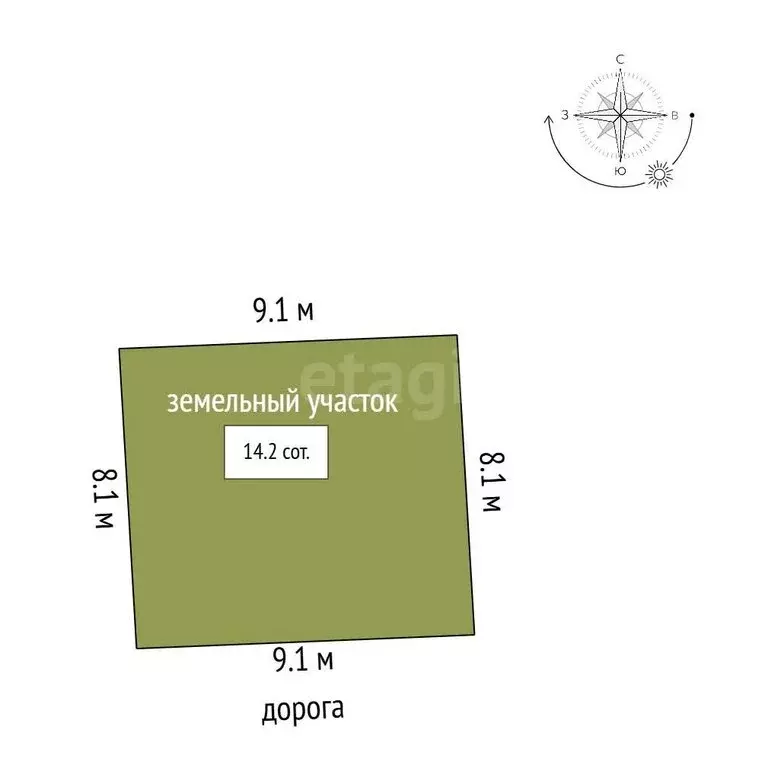 Дом в село Вознесенка, Песчаная улица (115.9 м) - Фото 1