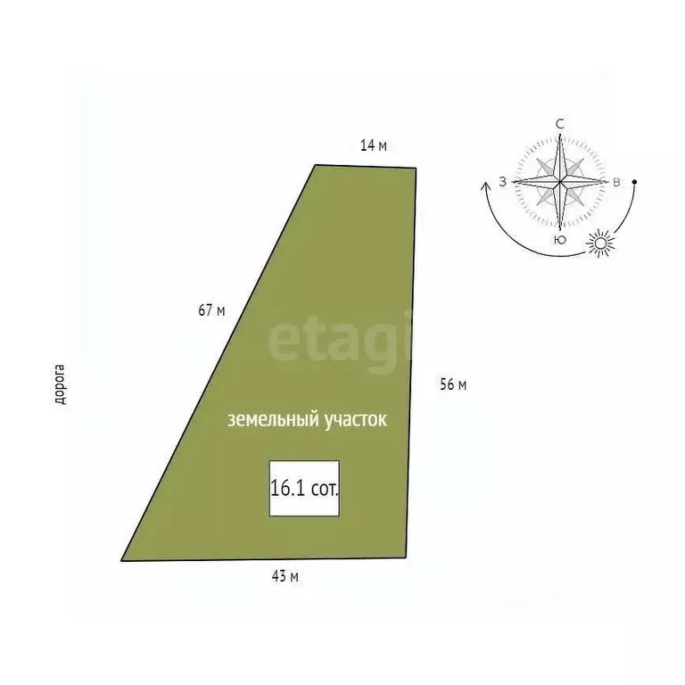 Участок в Красноярский край, Емельяновский муниципальный округ, пос. ... - Фото 2