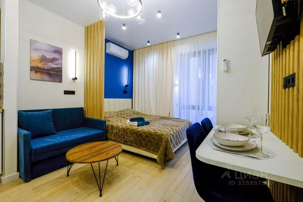 Студия Москва Волгоградский просп., 32/5к1 (24.0 м) - Фото 1