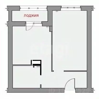 1-к кв. Иркутская область, Иркутск ул. Багратиона, 51 (33.5 м) - Фото 2