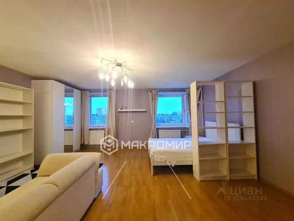 1-к кв. Санкт-Петербург ул. Коллонтай, 28К1 (50.0 м) - Фото 2