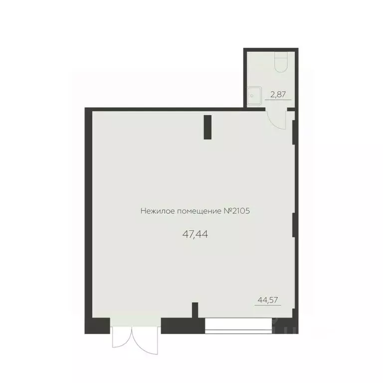 Помещение свободного назначения в Воронежская область, Воронеж Заря ... - Фото 2