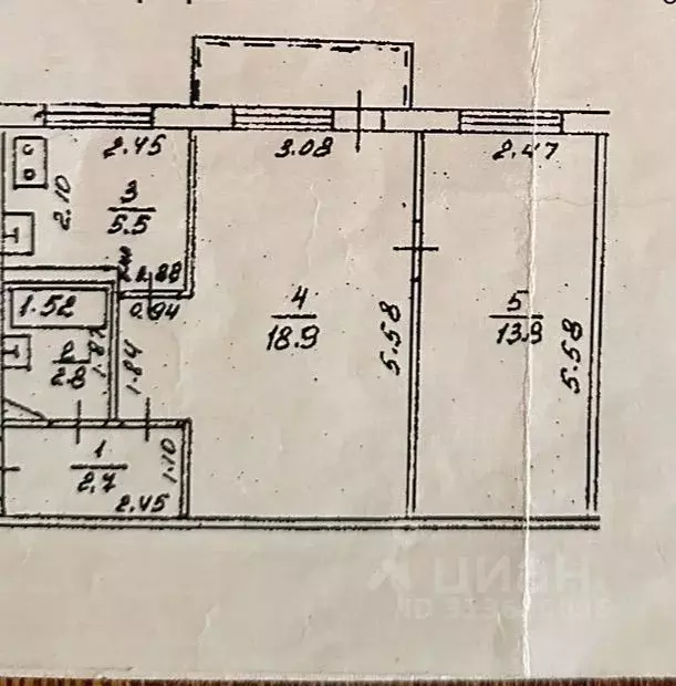 2-к кв. Башкортостан, Уфа Пекинская ул., 17А (44.0 м) - Фото 0