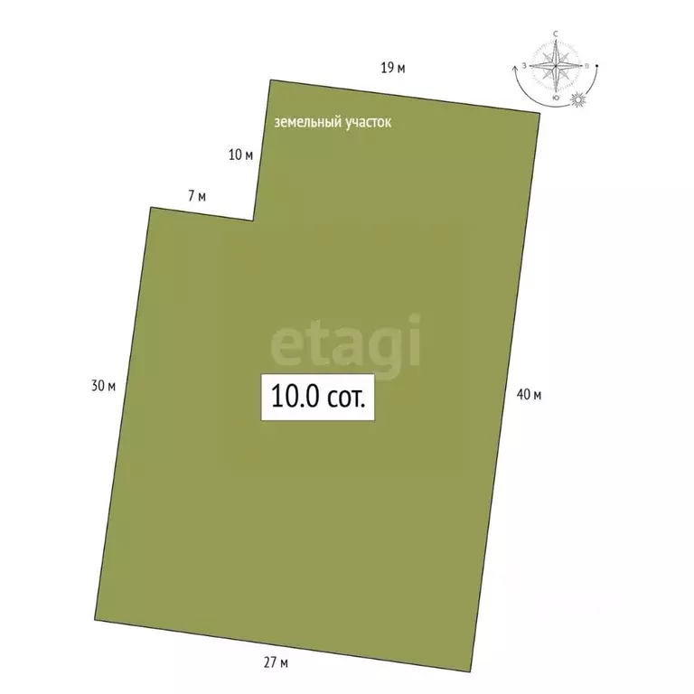 Участок в Алтай, Майминский район, с. Кызыл-Озек Советская ул. (10.0 ... - Фото 1