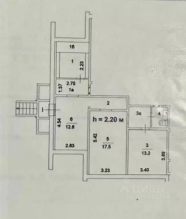 Помещение свободного назначения в Москва Шипиловский проезд, 61К1 (64 ... - Фото 2