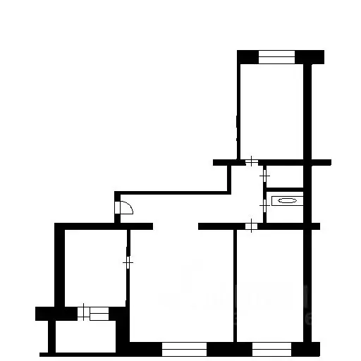 1-к кв. Новосибирская область, Новосибирск ул. Залесского, 2/4 (45.5 ... - Фото 1