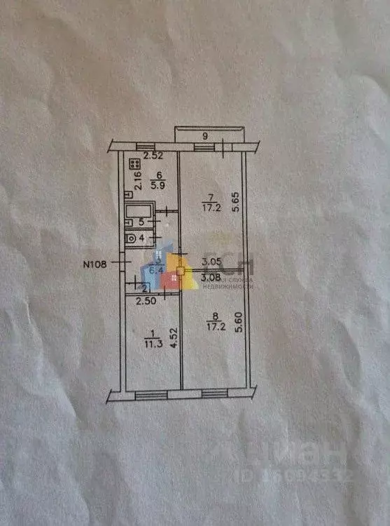 3-к кв. Тульская область, Тула ул. Плеханова, 147 (62.0 м) - Фото 1