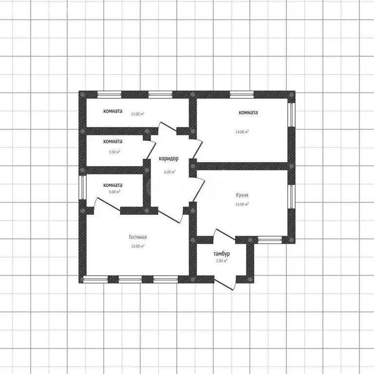 Дом в станица Абадзехская, Клубная улица (81.3 м) - Фото 1