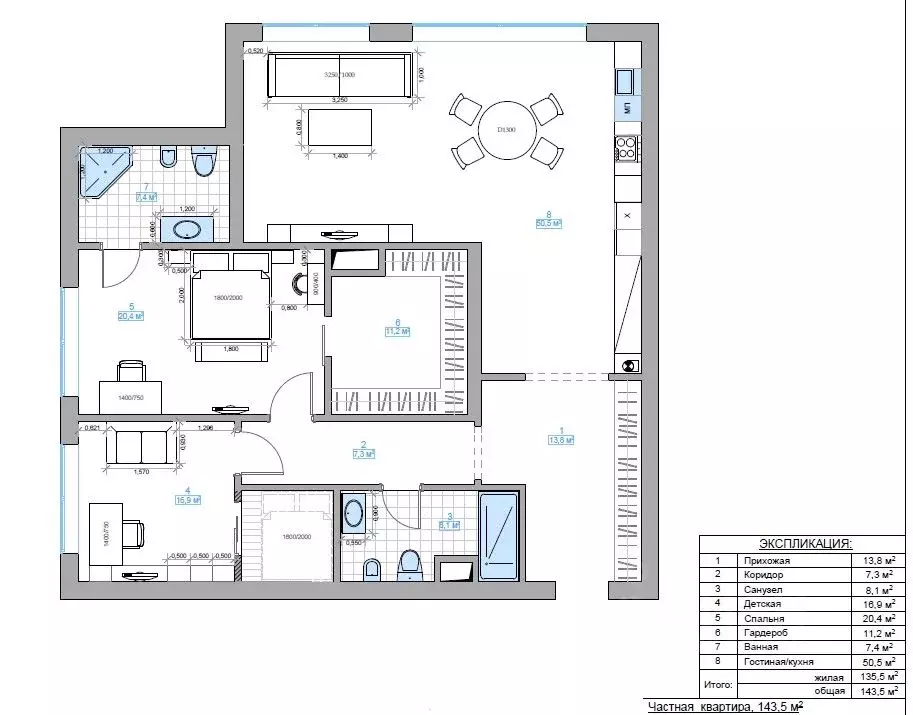 3-к кв. Московская область, Одинцовский городской округ, д. Семенково, ... - Фото 2