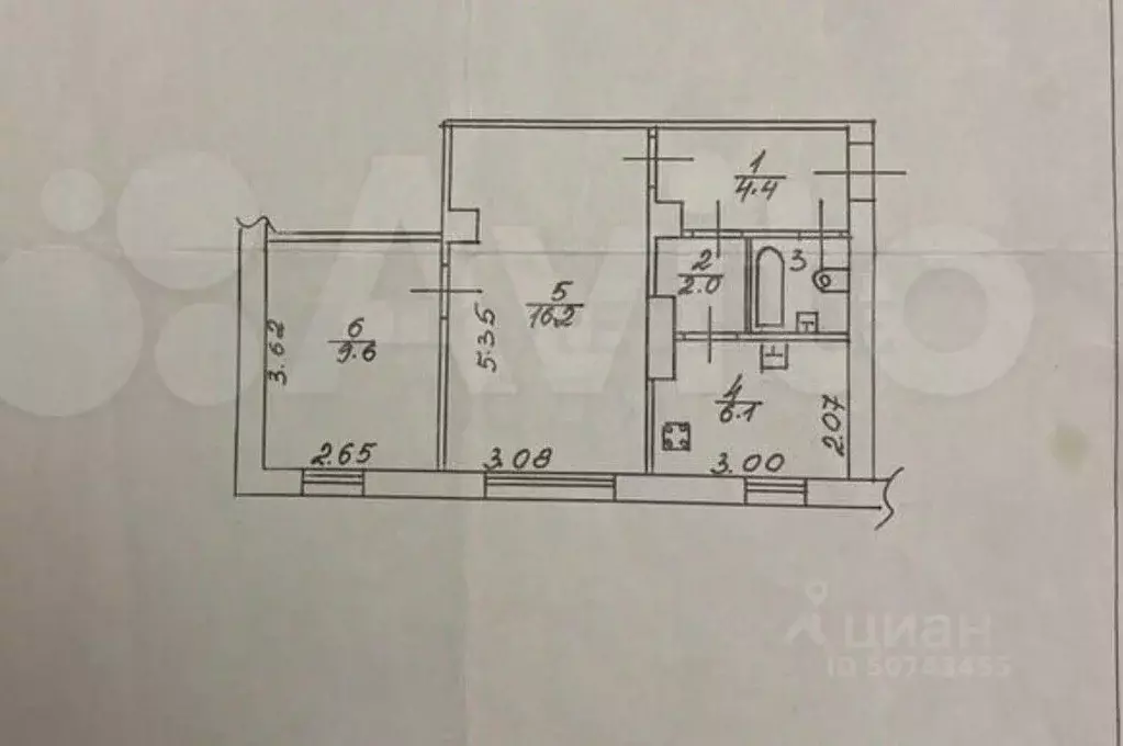 2-к кв. Новгородская область, Боровичи Ленинградская ул., 4 (40.5 м) - Фото 2