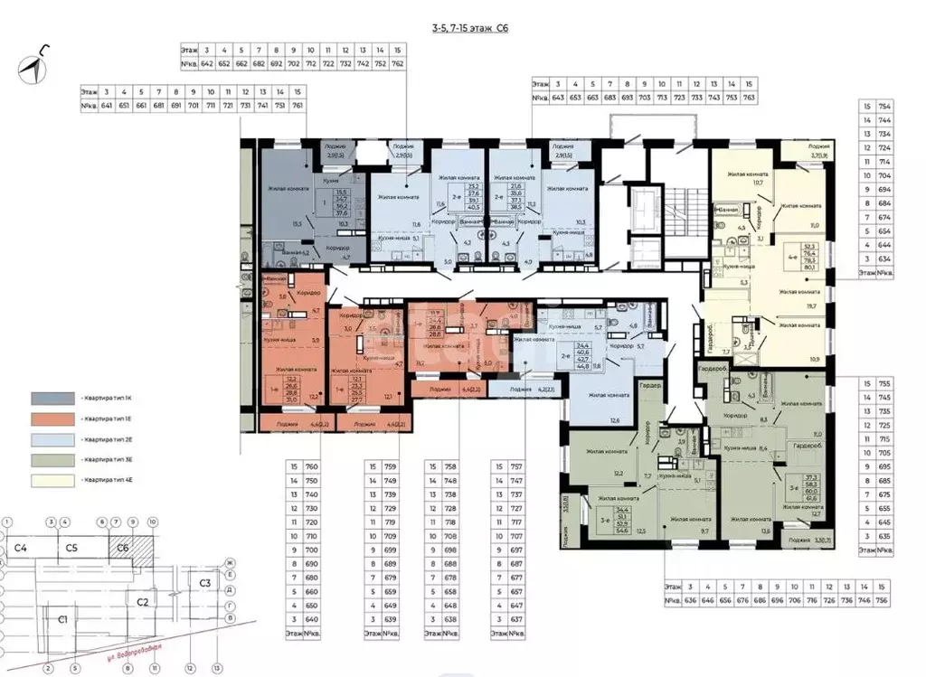 2-к кв. Пермский край, д. Кондратово ул. Водопроводная, 5 (37.1 м) - Фото 2