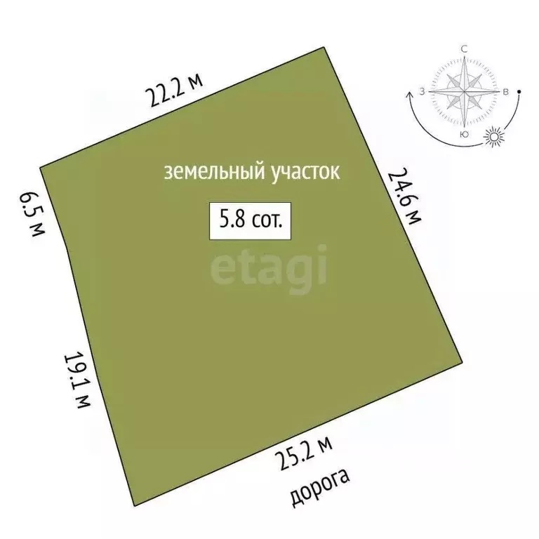 Участок в Тюменская область, Нижнетавдинский муниципальный округ, ... - Фото 2