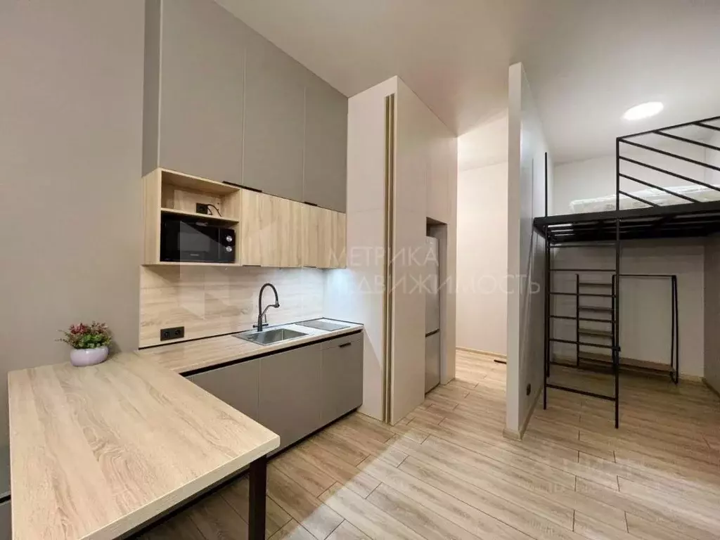 Студия Тюменская область, Тюмень ул. 9 Января, 160к1 (34.0 м) - Фото 1