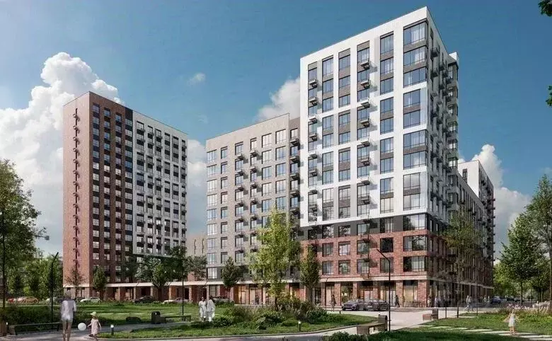 2-к кв. Московская область, Химки Клязьма-Старбеево мкр, Международный ... - Фото 2