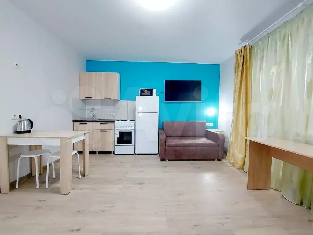 Квартира-студия, 26 м, 1/10 эт. - Фото 1