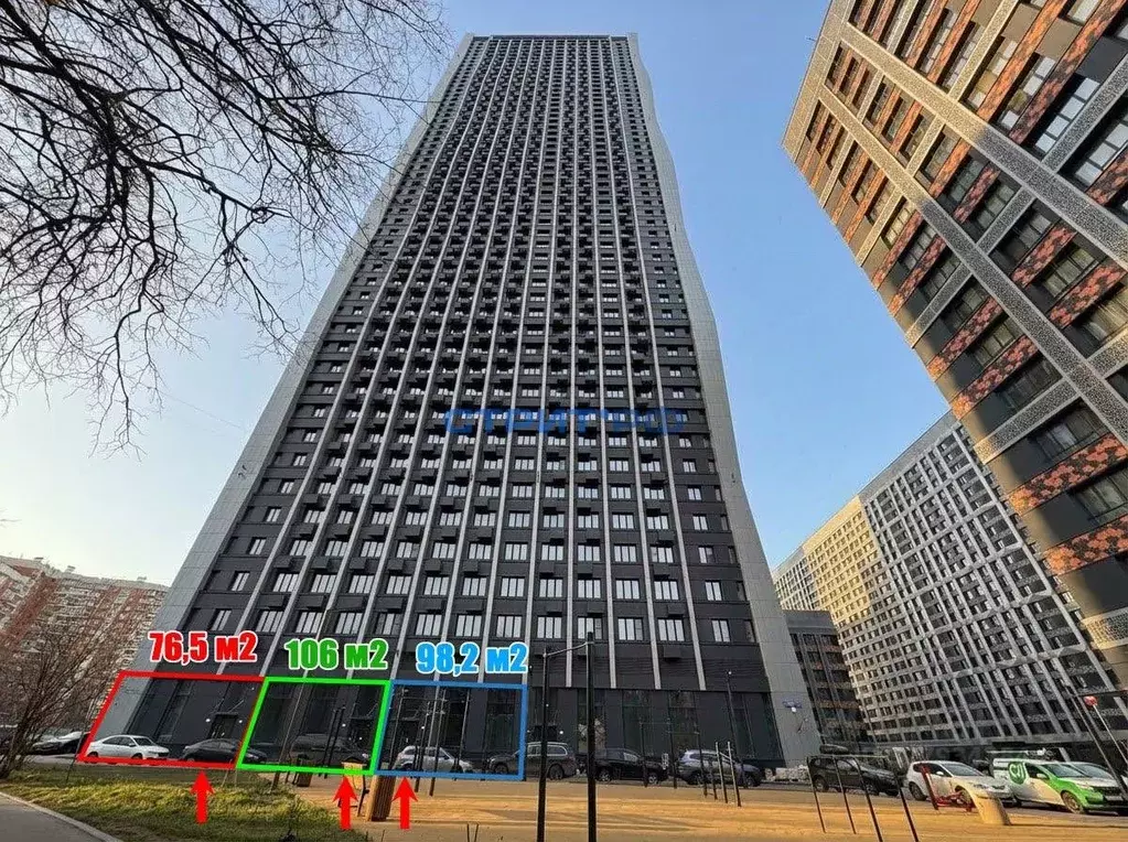 Торговая площадь в Москва проезд Серебрякова, 11к2 (77 м) - Фото 1