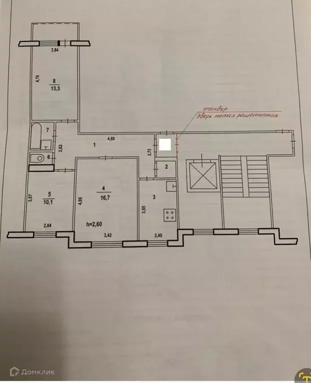 Продаётся 3-к квартира, 66.7 м - Фото 0
