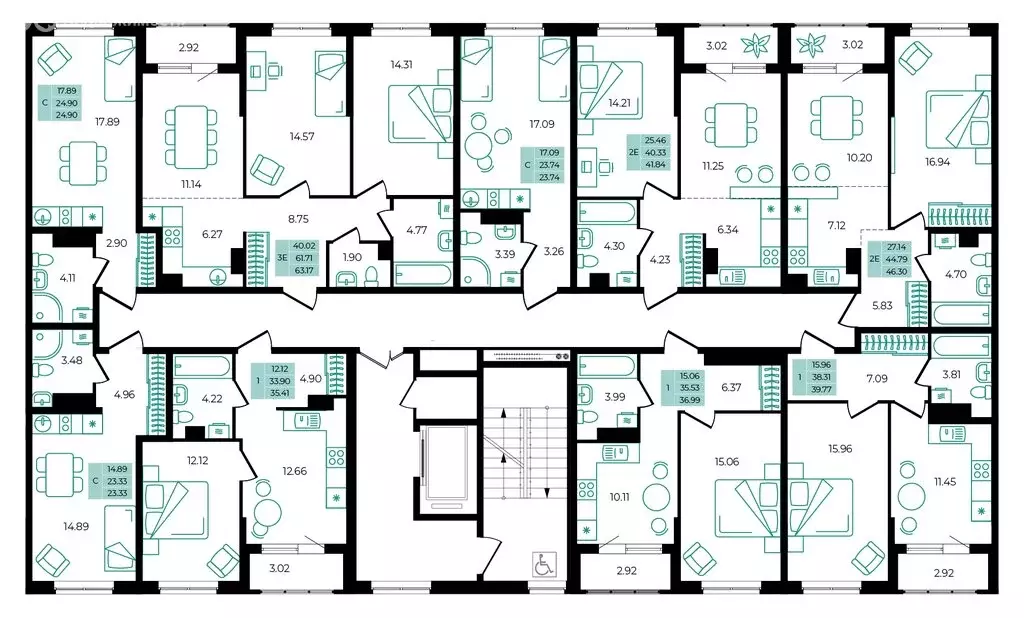 Квартира-студия: Майкопский район, посёлок Тульский (23.33 м) - Фото 1