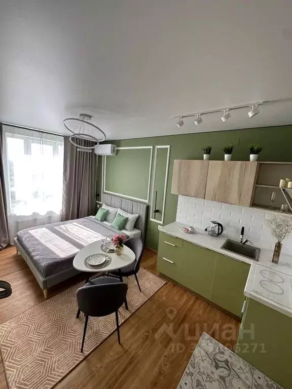 Студия Самарская область, Самара ул. Петра Алабина, 4 (18.0 м) - Фото 1