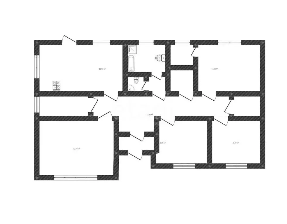Дом в село Шишино, микрорайон Шишино 84 (127 м) - Фото 1