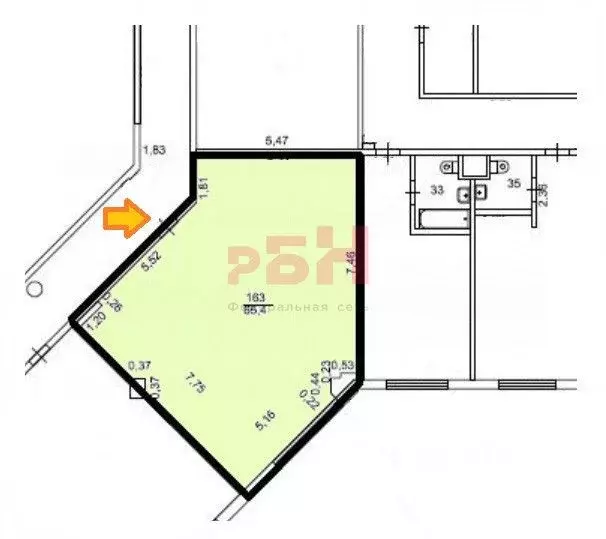 Офис в Свердловская область, Екатеринбург ул. Куйбышева, 44 (65 м) - Фото 2