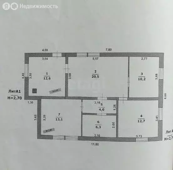 Дом в село Берёзовка, Набережная улица (79.4 м) - Фото 1