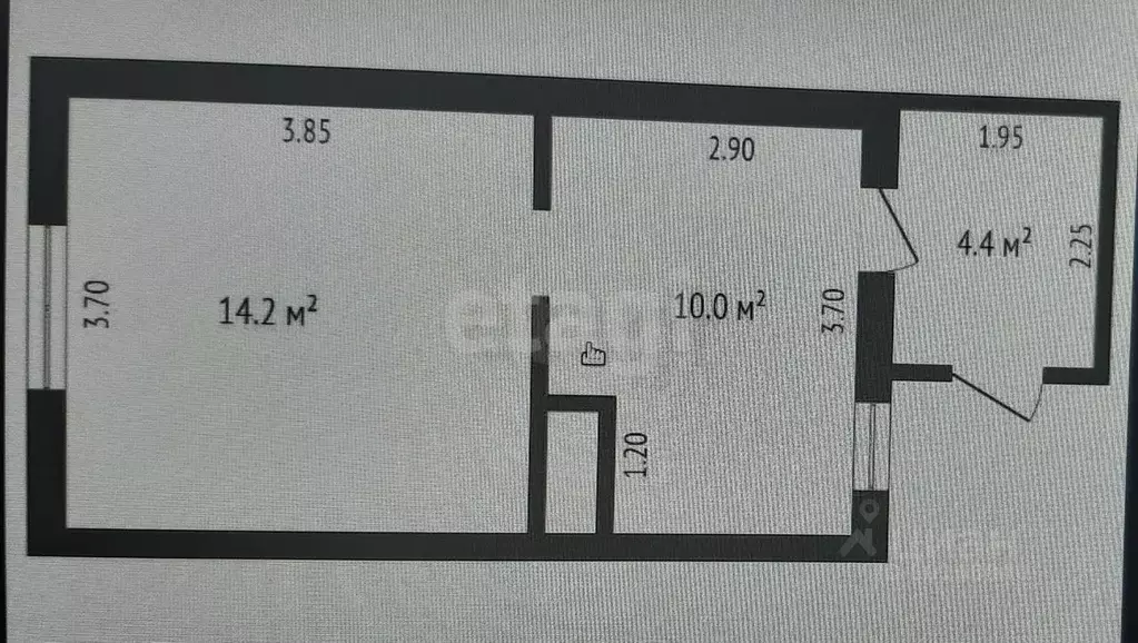 1-к кв. Саратовская область, Балашов ул. 2-я Хоперская, 16 (28.6 м) - Фото 2